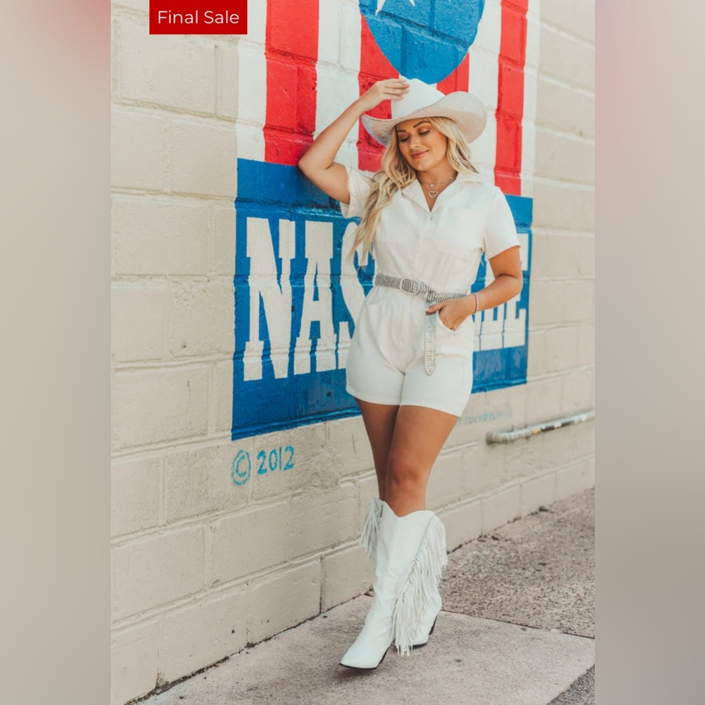 Buddy Love White Romper